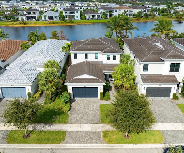 13689 Artisan Cir, Palm Beach Gardens, FL 33418 - bird's eye view with a water view and a residential view