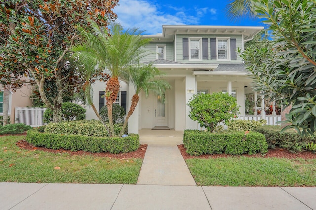 view of front of property