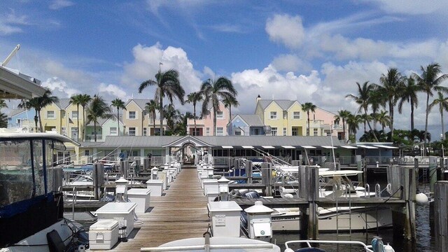 2727-29 NE 30th Ave, Lighthouse Point, FL 33064 - dock area with a residential view