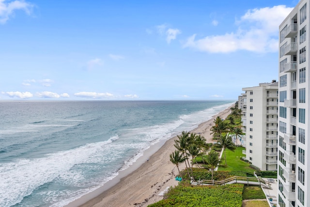 3009 S Ocean Blvd Unit 901, Highland Beach, FL 33487 - water view with nearby beach