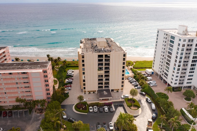 3009 S Ocean Blvd Unit 901, Highland Beach, FL 33487 - bird's eye view of expansive beach and apartment complex / building