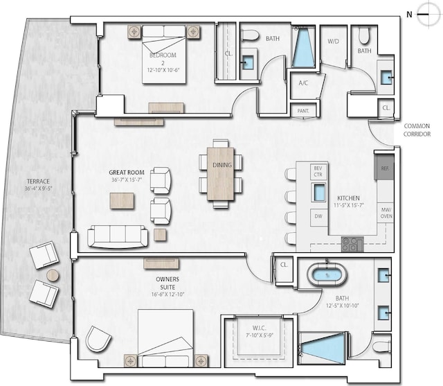 220 Lake Shore Dr Unit 1013, Lake Park, FL 33403 - view of layout