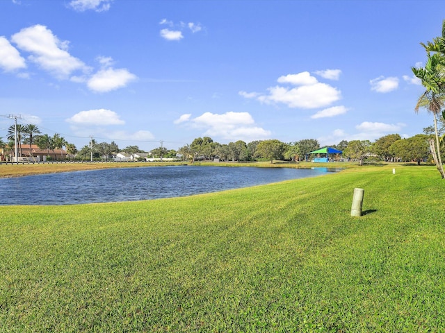 property view of water