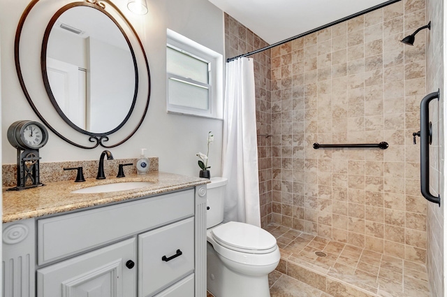 5770 Princess Palm Ct Unit F, Delray Beach, FL 33484 - bathroom featuring vanity and tiled shower