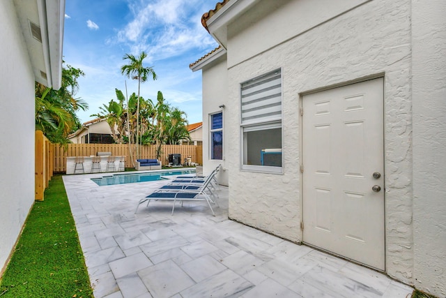 exterior space featuring a patio area