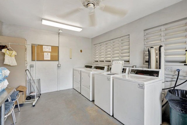 laundry room featuring washer and dryer