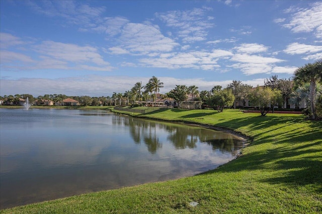 property view of water