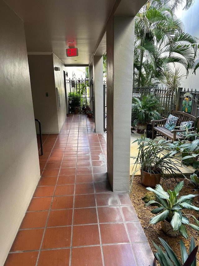 view of patio / terrace with a porch