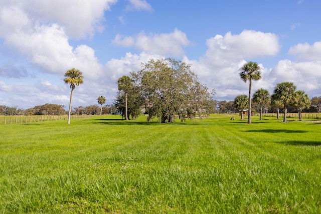 surrounding community featuring a lawn