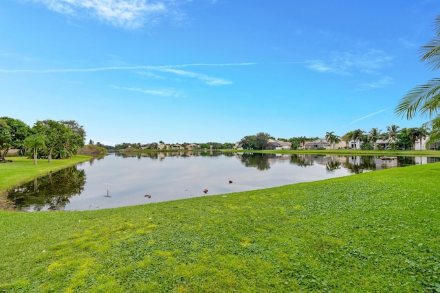 property view of water