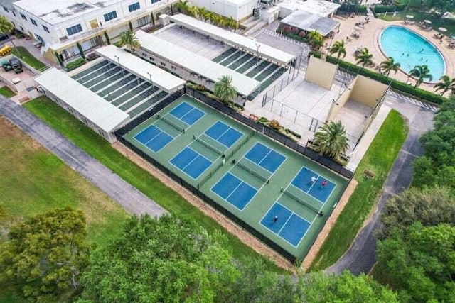 77 Andover C, West Palm Beach, FL 33417 - aerial view of a pool