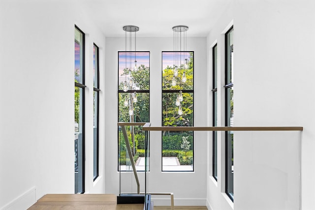 interior space featuring hardwood / wood-style floors