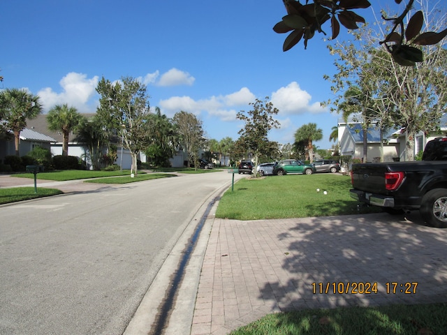 view of road