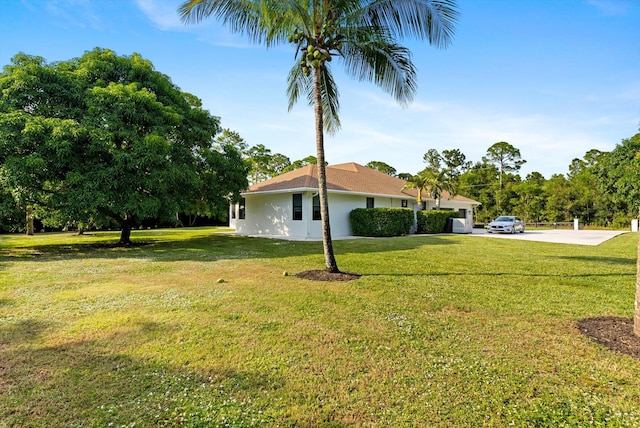 view of yard