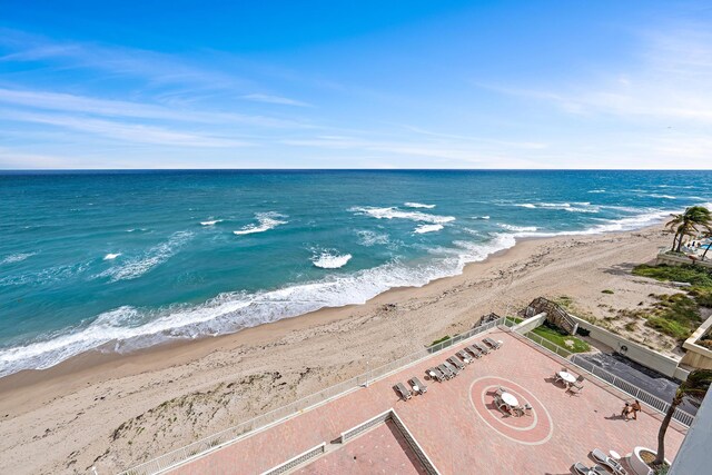 water view with a beach view