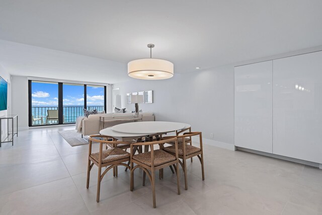 view of dining area
