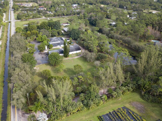 1630 F Rd, Loxahatchee Groves, FL 33470 - aerial view of property and surrounding area featuring a large body of water