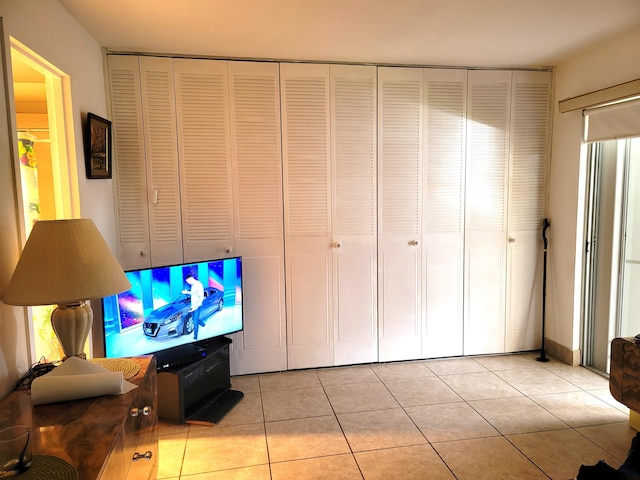 interior space with a closet