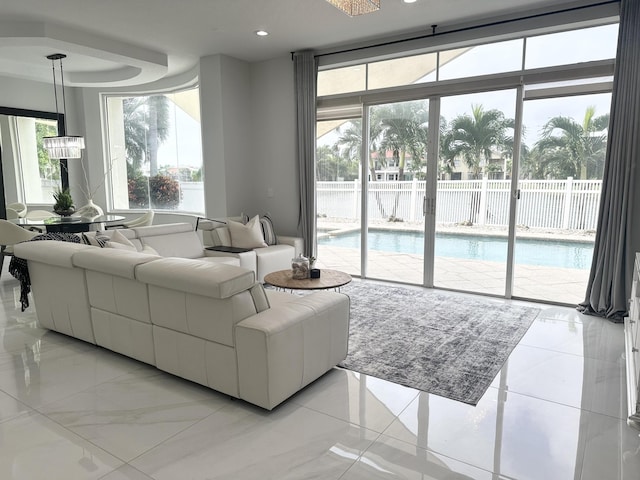 2727 Eleanor Way, Wellington, FL 33414 - living room with recessed lighting
