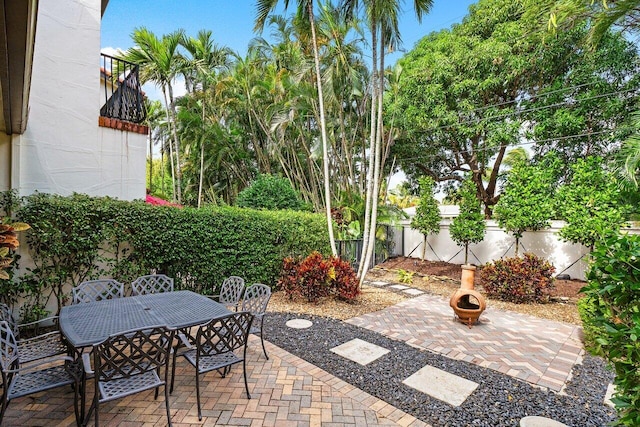 view of patio