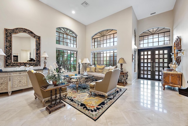 bar featuring a ceiling fan, baseboards, recessed lighting, and marble finish floor