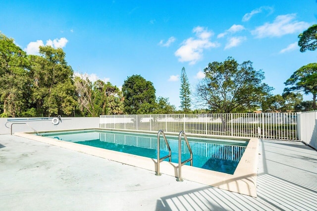 view of pool