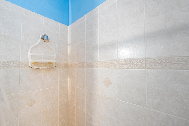 details featuring tiled shower