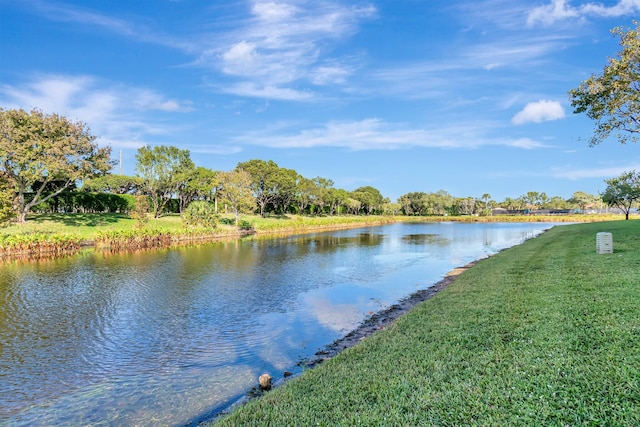 property view of water