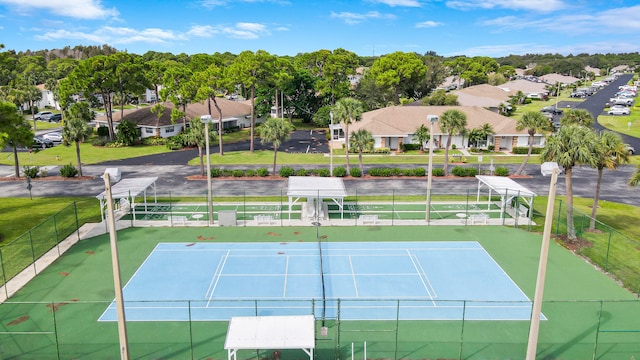 view of tennis court