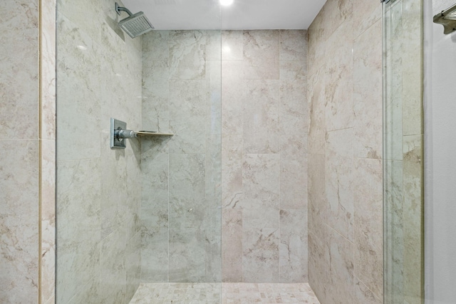 details featuring tiled shower