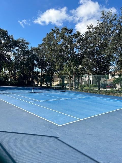 view of sport court