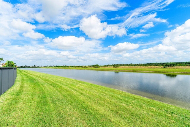 property view of water