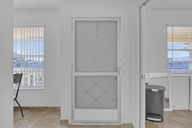 interior space featuring tile patterned floors