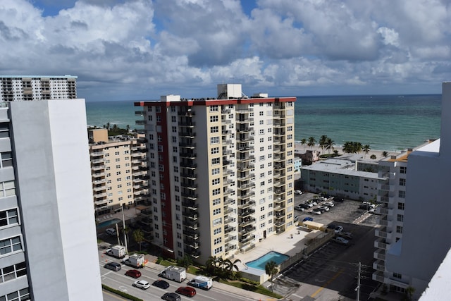 view of property featuring a water view