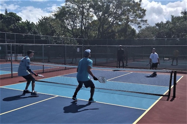 view of sport court