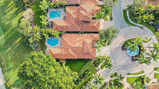 7190 Tradition Cove Ln E, West Palm Beach, FL 33412 - view from above of property with a pool