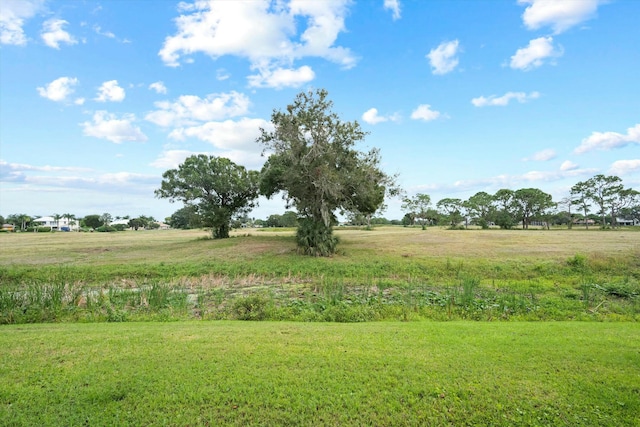 view of landscape featuring a rural view