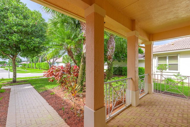 view of patio / terrace featuring a porch