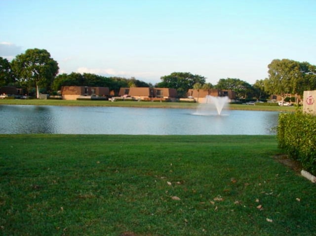 view of water feature