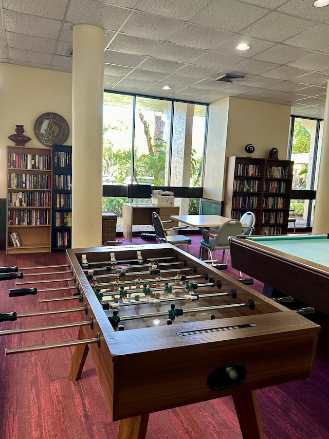 2816 N 46th Ave Unit J682, Hollywood, FL 33021 - game room with floor to ceiling windows