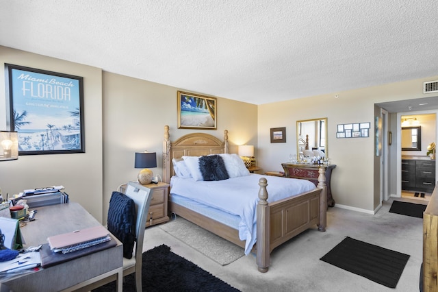 899 Jeffery St Unit 604, Boca Raton, FL 33487 - bedroom featuring a textured ceiling, light colored carpet, and baseboards