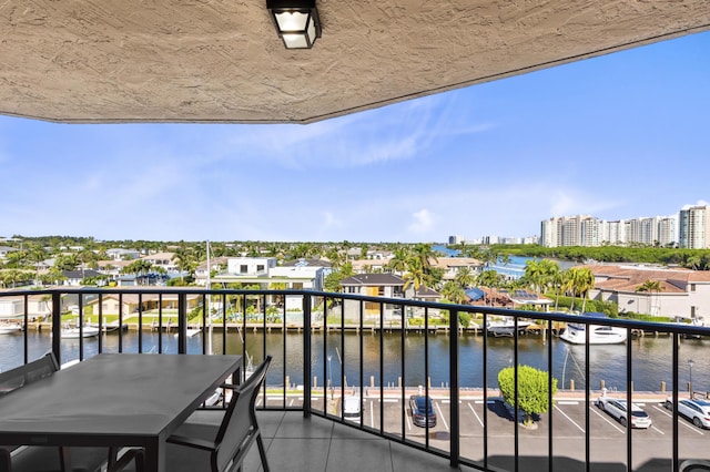 899 Jeffery St Unit 604, Boca Raton, FL 33487 - balcony with a water view