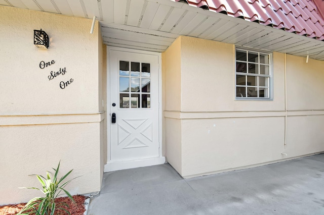 view of property entrance