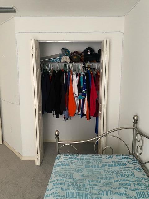 view of closet