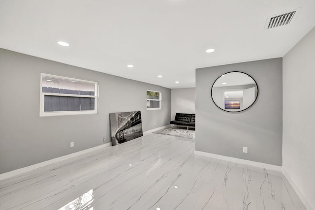 view of unfurnished living room