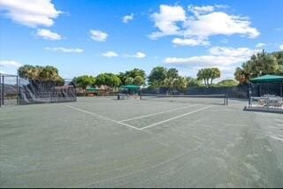 view of tennis court