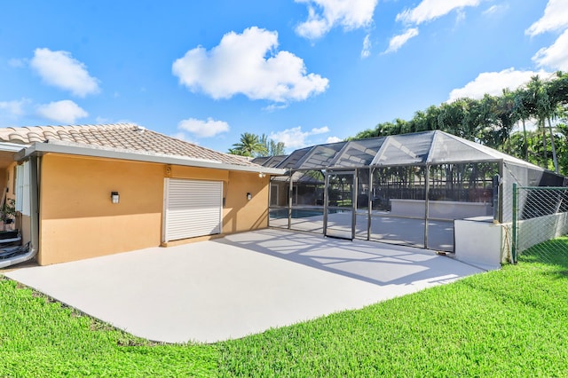 view of property's community with a patio area