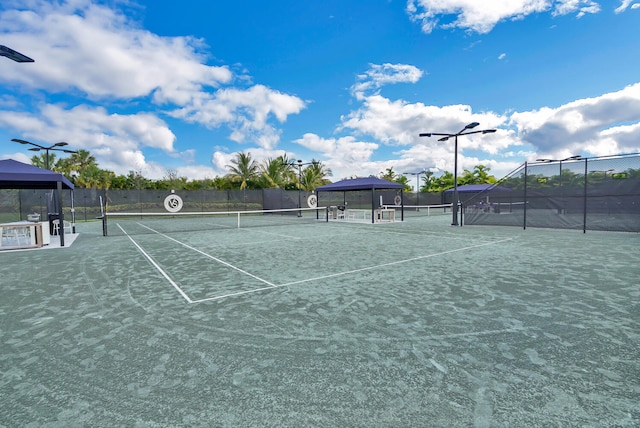 view of sport court