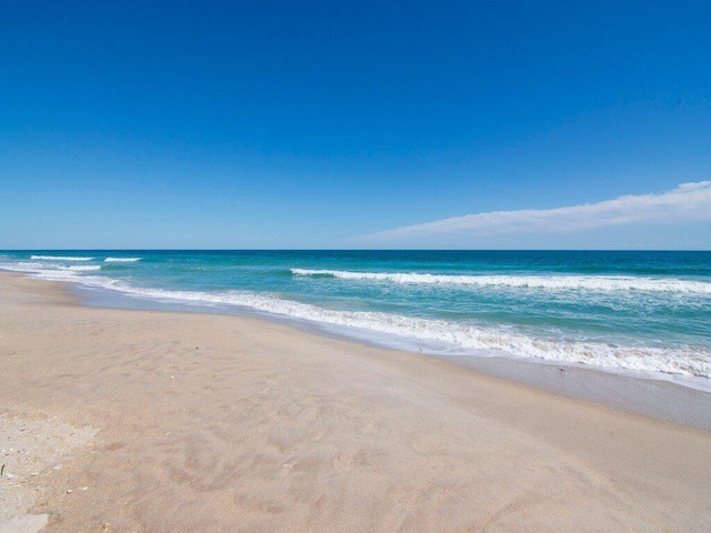 water view with a view of the beach