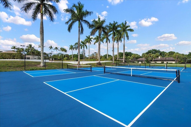 view of sport court